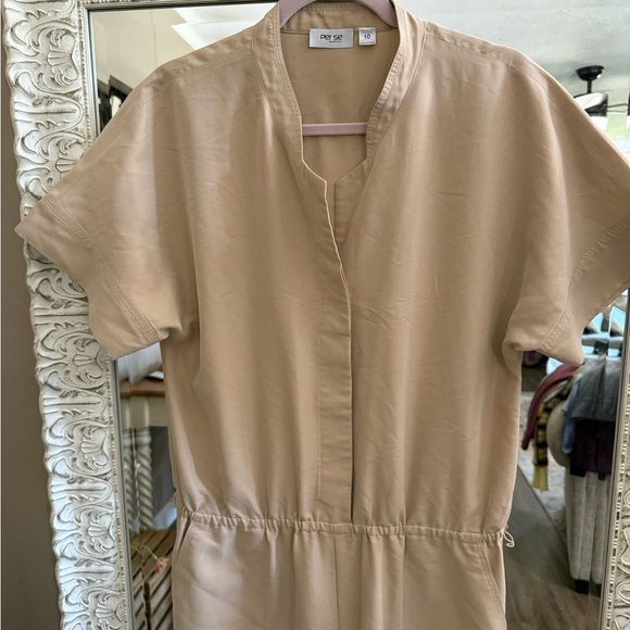 Per Se by Carlisle • Modal Short Sleeve Boiler Suit Jumpsuit - Picture 3 of 12